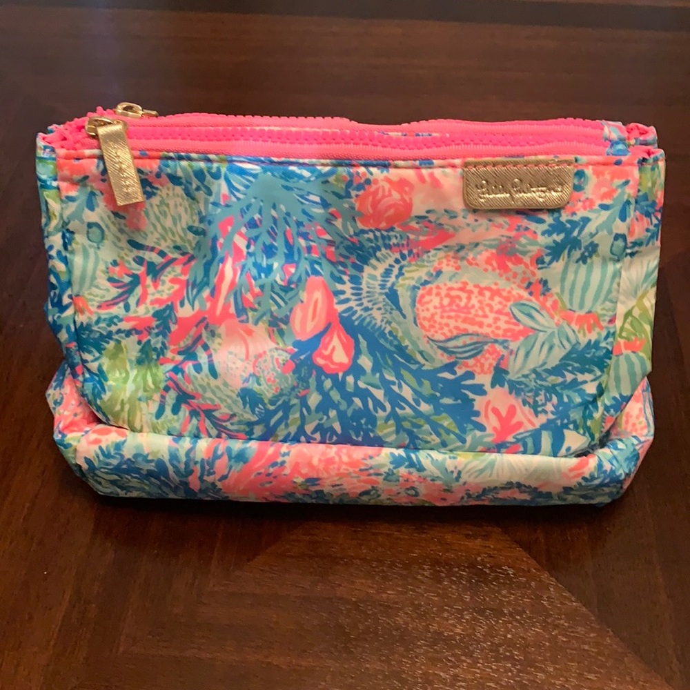 Lilly Pulitzer travel cosmetic bag
